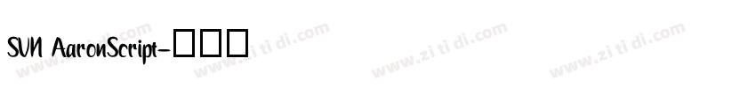 SVN AaronScript字体转换